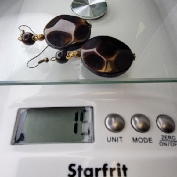 Wood Inspired Earrings - 4 Pairs of Small Light Elegant Boho Earrings - Picture 11 of 15